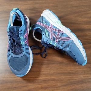 ASICS Gel-Venture 7 Running Shoe Peacoat/Hot Pink Size 10